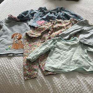 Baby Boden Striped and Floral Tops